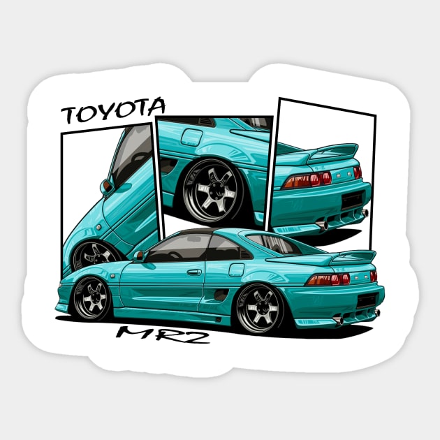 Toyota MR2, JDM Car Sticker by T-JD